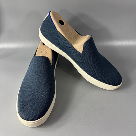 New Rothy's Navy Blue The Original Slip On Sneaker Shoes, Women's Size 13 - Picture 1 of 13
